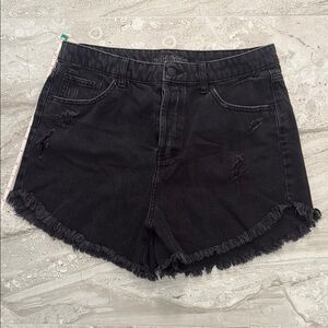 Wild Fable Black High-Waisted Jean Shorts